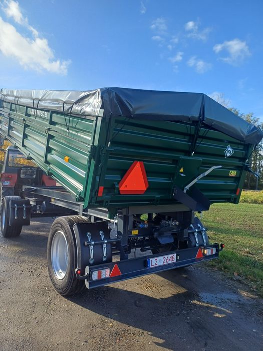 Przyczepa wywrotka na 3 strony hw 80.11 hl 80 bss 11 ton po odbudowie