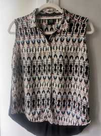 Koszula bluzka z guzikami aztecki wzór RESERVED