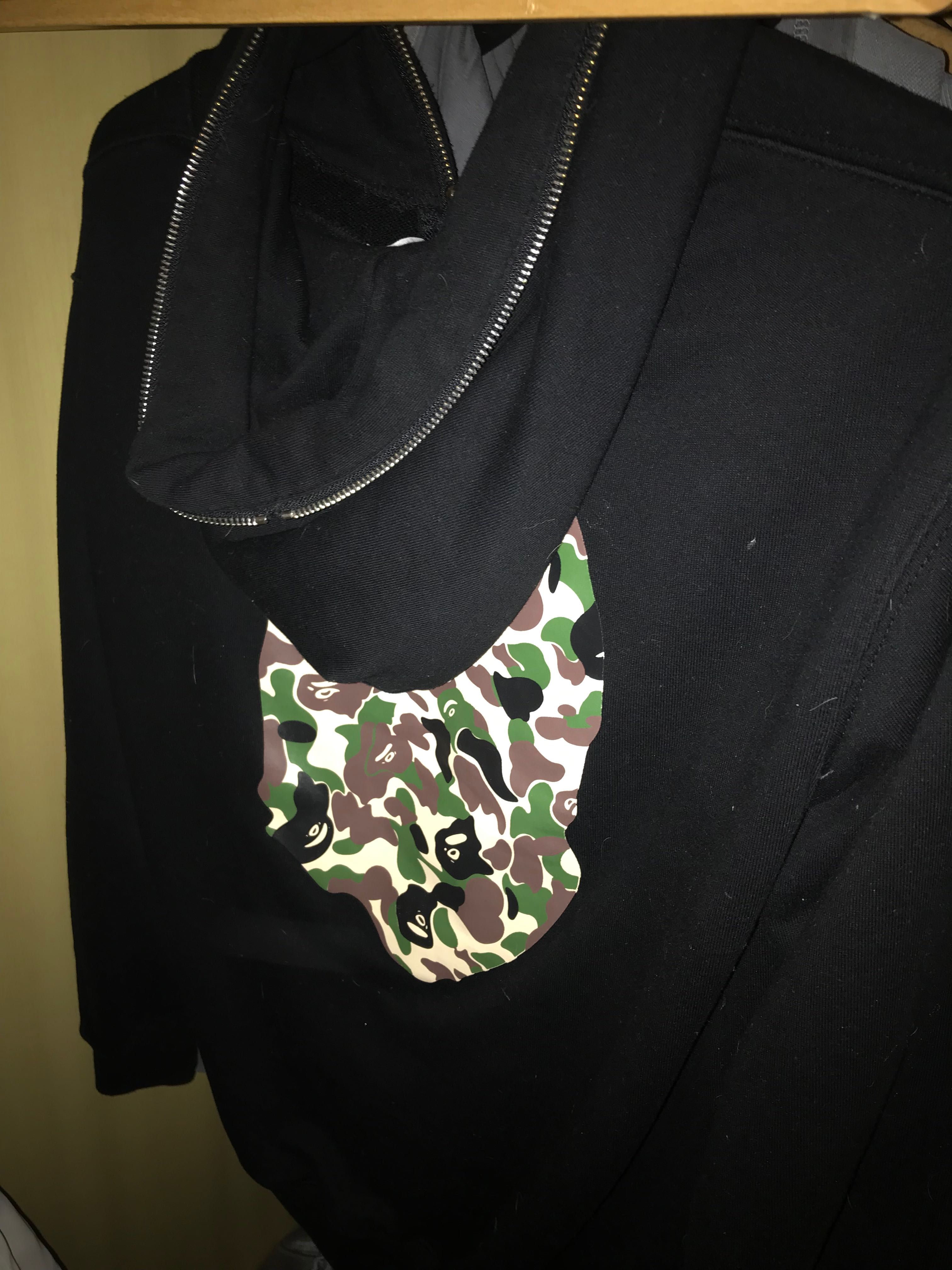 Bape full zip hoodie