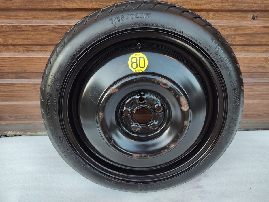 Запаска/Докатка/Костиль/Колесо T125/70/D17 4Tx17FH ET39 5*100//5*114,3