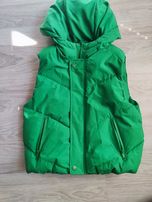 Bezrękawnik kamizelka Zara 116 122 zielony