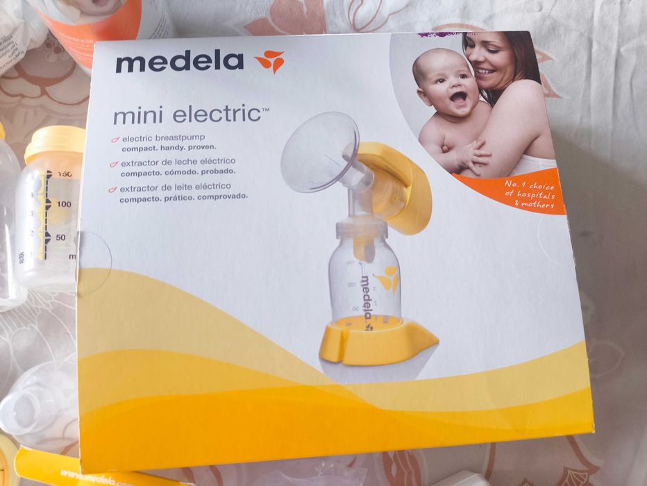 Bomba Medela Mini Electric+40 sacos+válvulas e membranas+Biberão Calma
