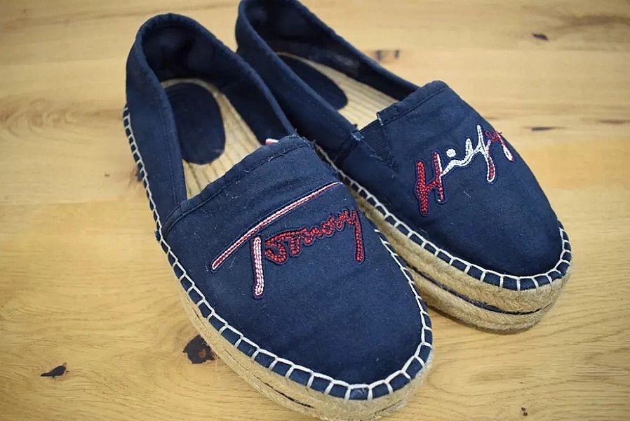 Tommy Hilfiger, Espadryle Signature Espadrille, 38