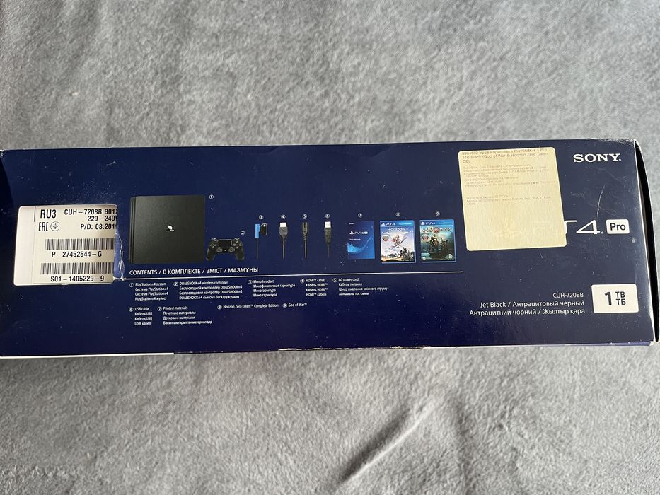 Консоль Sony PlayStation 4 PRO 1TB CUH 72 Black б/у