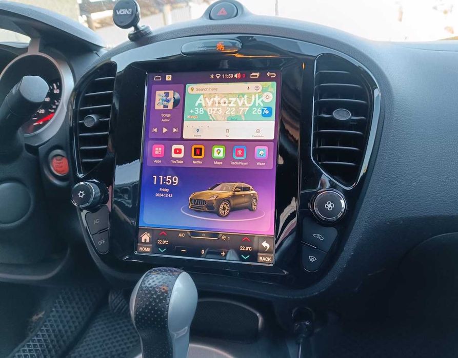 Магнитола JUKE KICKS Nissan QASHQAI Жук GPS 2 дин CarPlay Android 14