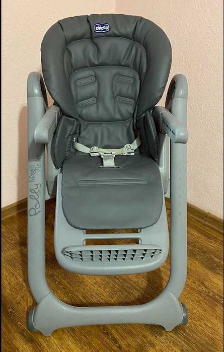 Стільчик для годування Chicco Polly Magic Relax сірий