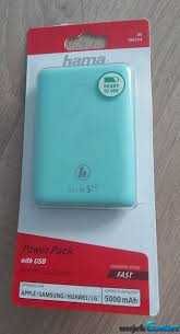 POWER BANK HAMA Pojemność: 5000 mAh HAMA Wskaźnik LED