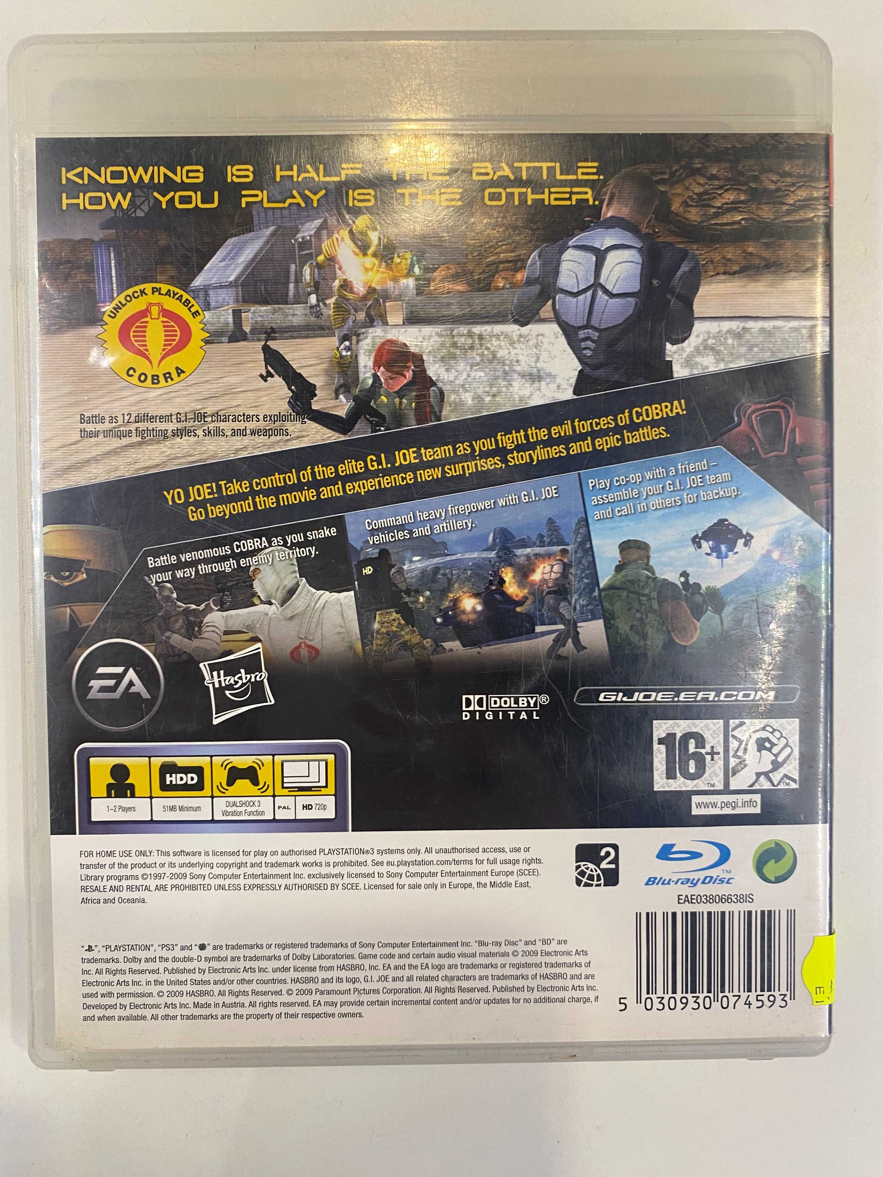G.I Joe The Rise of Cobra Ps3 Sklep Iława