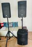 3 Colunas Show Passivas e amplificador 480W 2 tops 240W + 1 grave 600W