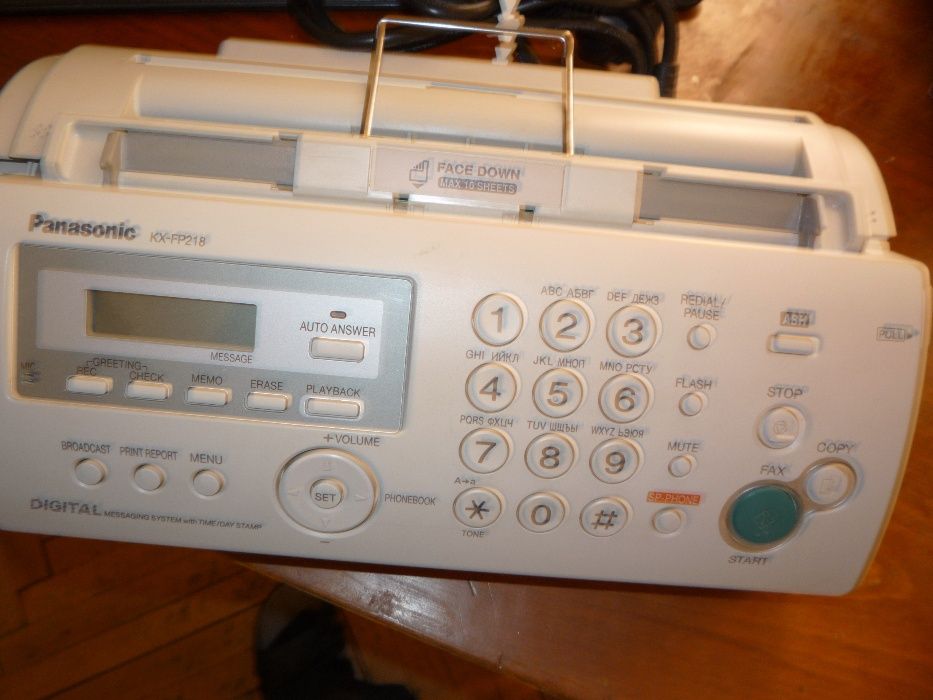 Телефон факс Panasonic KX-FP218UA