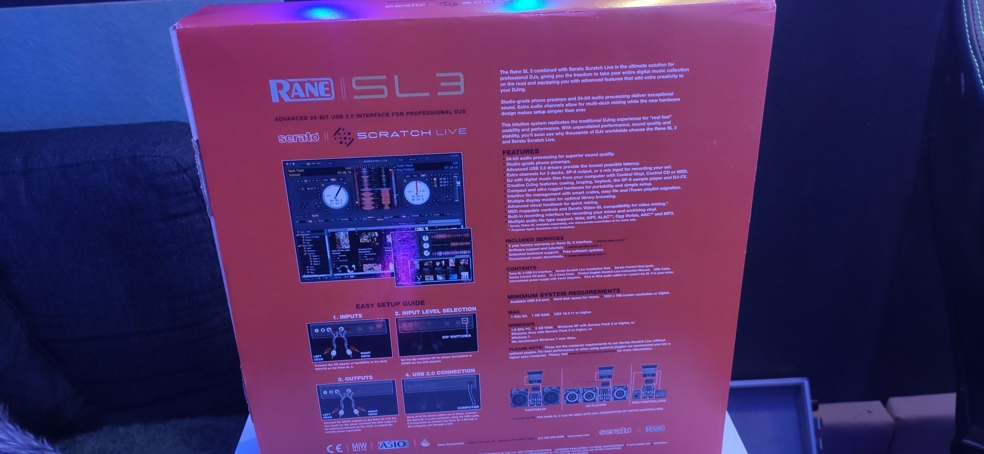 Rane Serato Scratch Live SL3 blue edition interfejs DVS