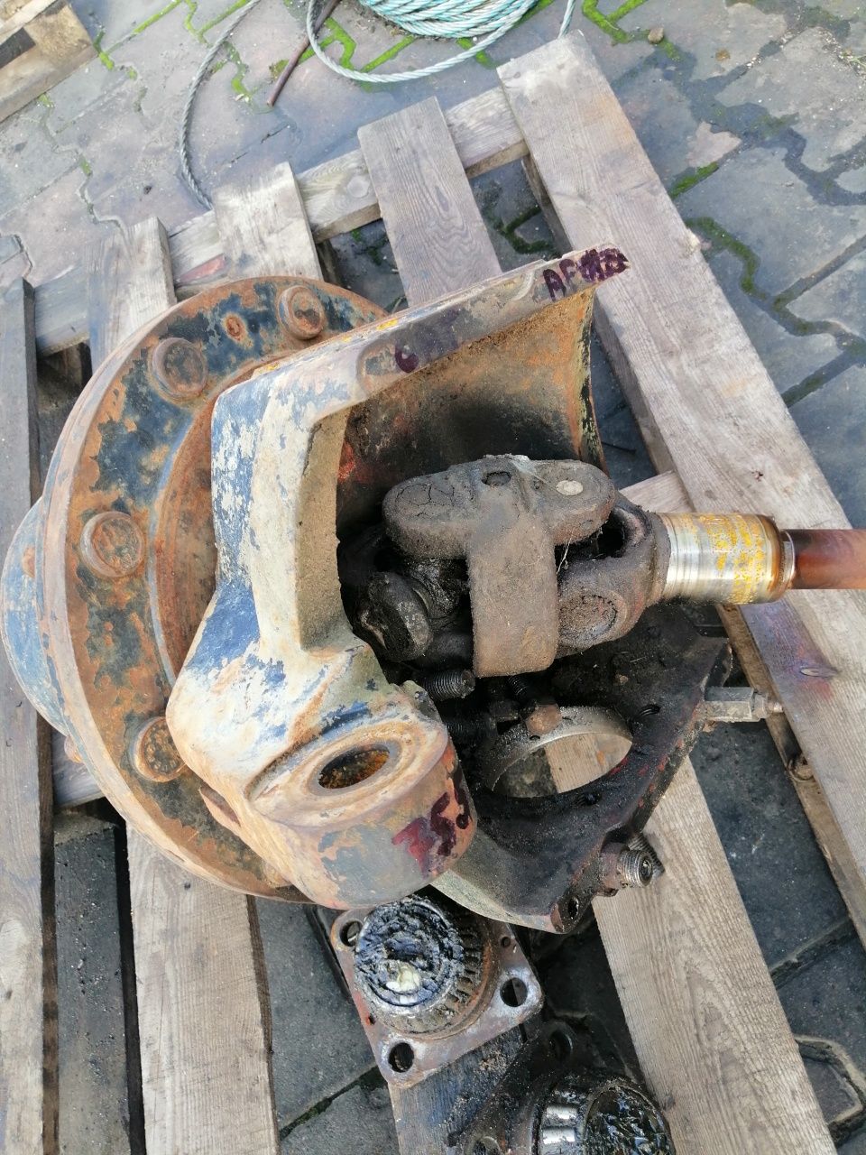 Koparka Atlas, APLB755 zwrotnica do mostu, most zwolnica