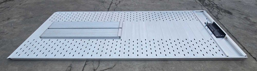 Platforma ALU 4500x2100mm + najazdy 2,5m Laweta Najazd Cert. VDI 2700