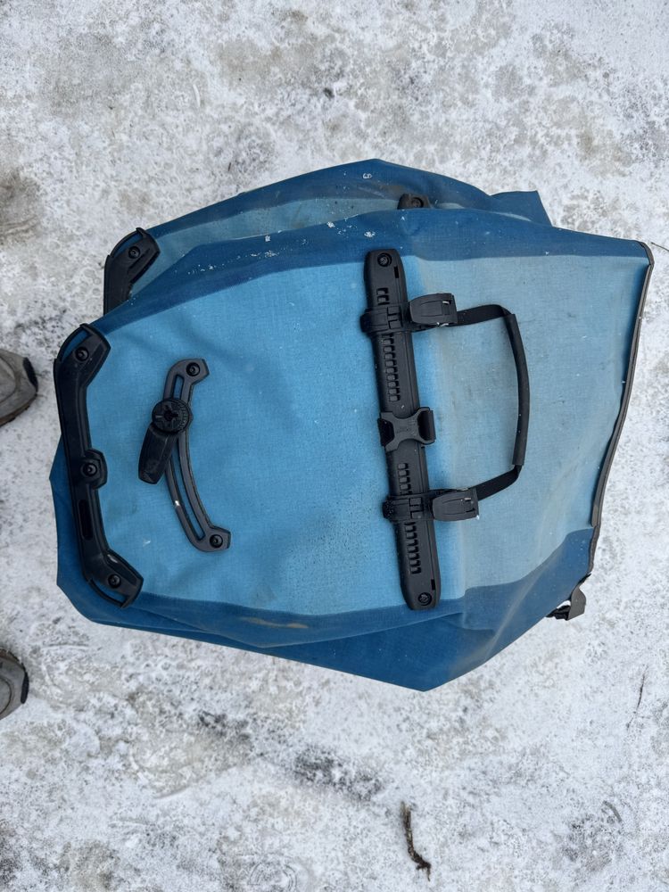 Гермосумка велосипедная Ortlieb Back-Roller Plus dusk blue-denim, 20 л