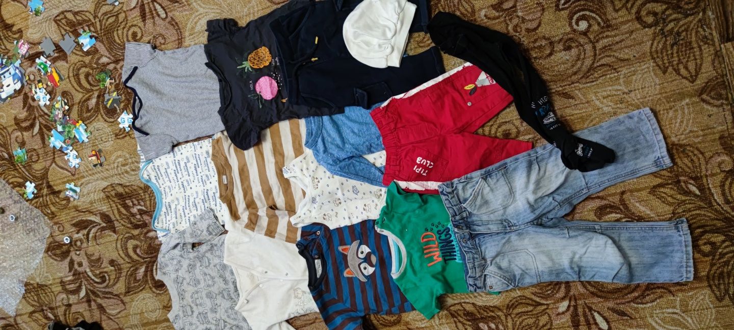 Пакет одежды для мальчика с нуля
