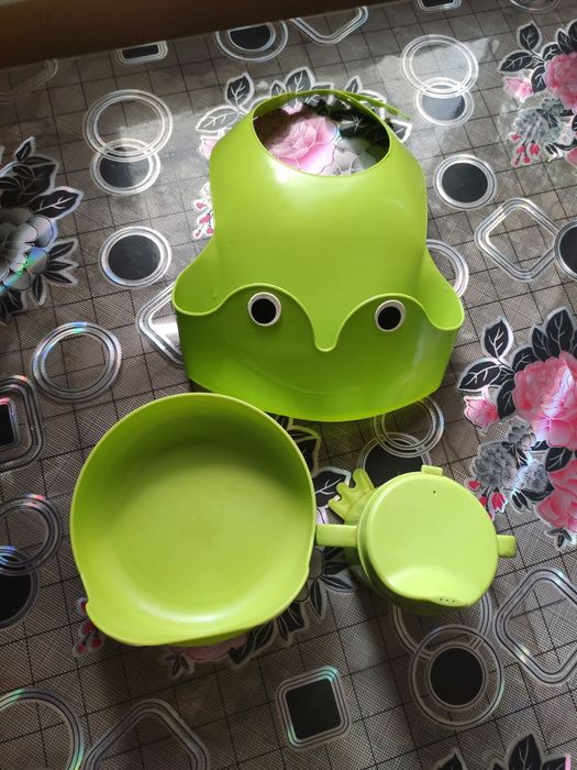 Детская посуда Ikea, дитячий посуд, набор детской посуды