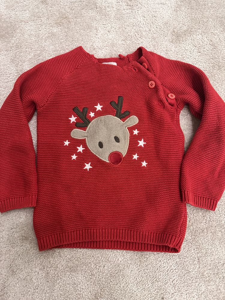 Sweterek świąteczny Smyk 92