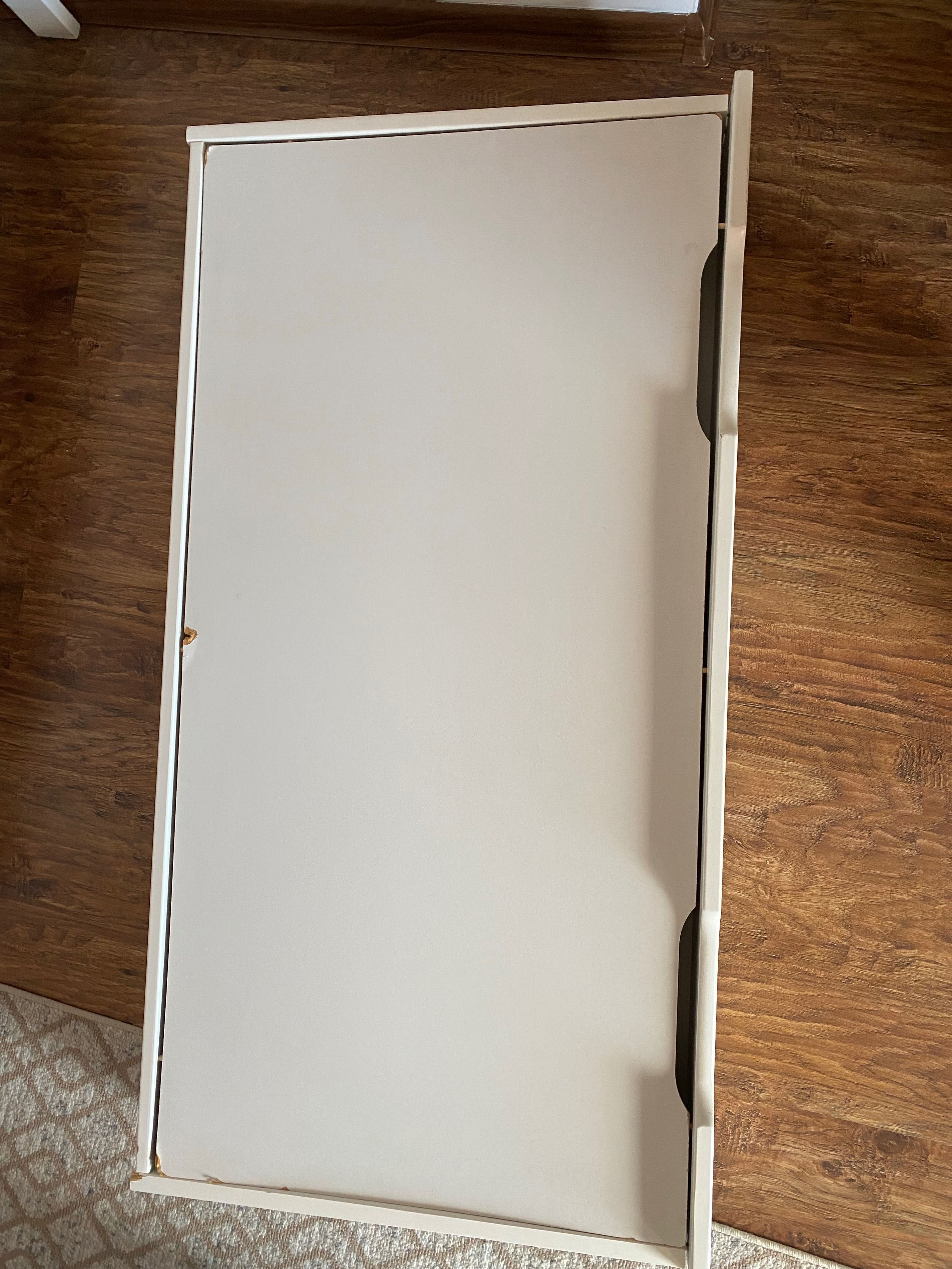 Łóżeczko Woodies 120x60 białe materac Hevea