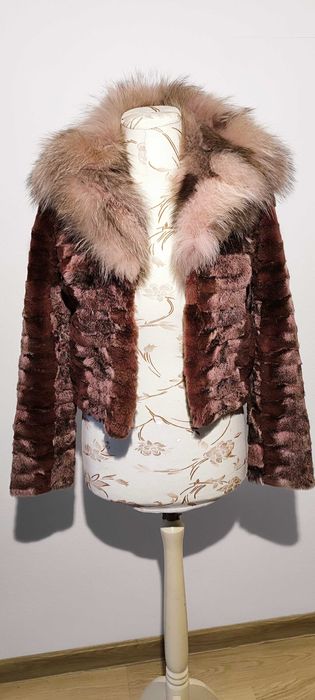 Kurtka norki kawałki (futro naturalne)