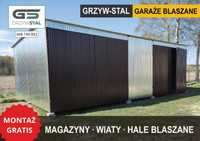 Garaż Blaszany Ocynkowany /Hala /Wiata /Magazyn /Schowek - GRZYWSTAL