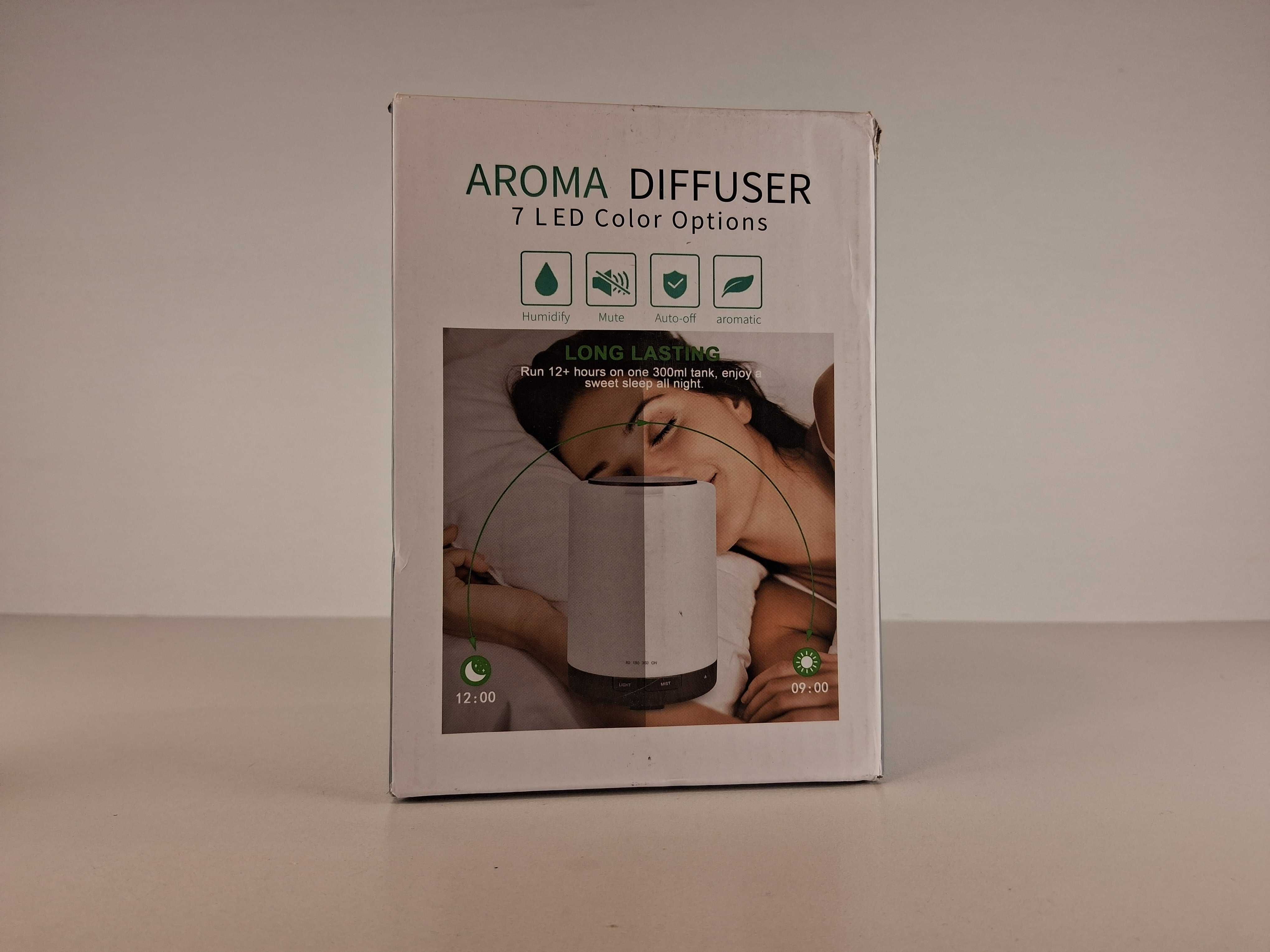 E110 Dyfuzor Zapachowy Nawilżacz Powietrza Z Lampką LED Aroma