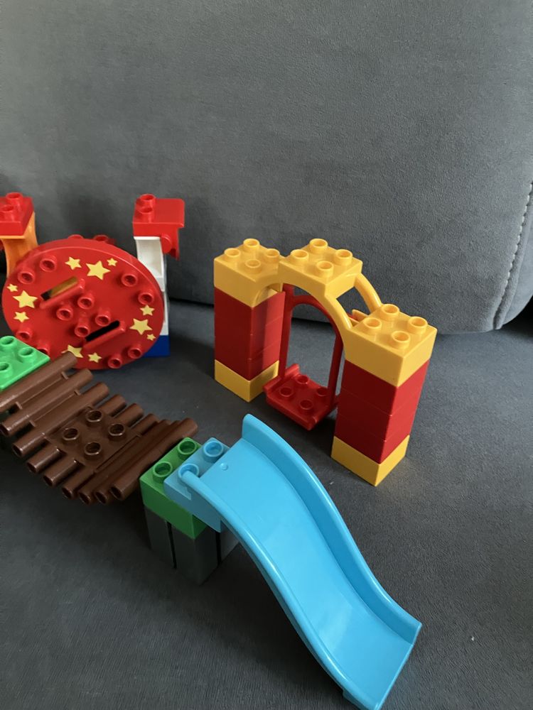 Lego duplo plac zabaw, cyrk, huśtawka