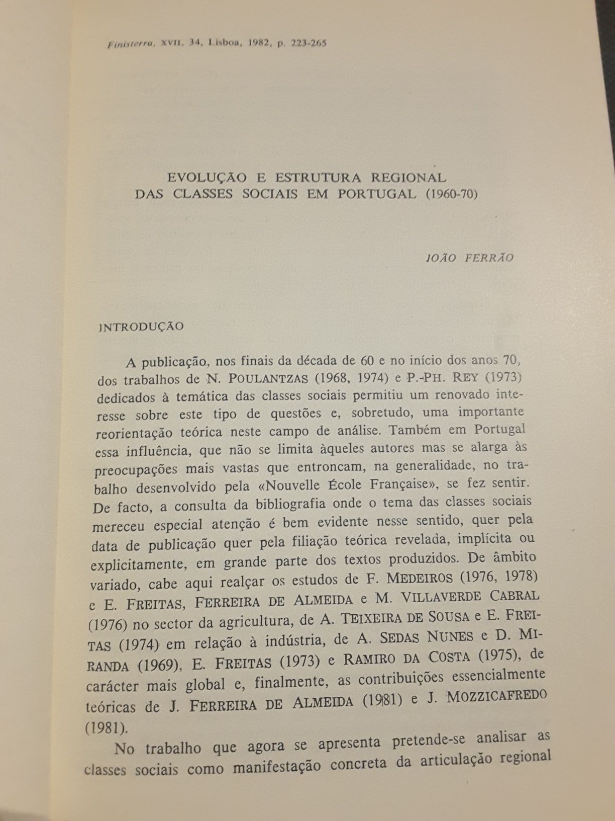 Finisterra Revista Portuguesa de Geografia