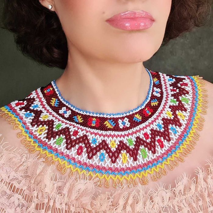 Закарпатська силянка широка українське намисто недорого ручної роботи