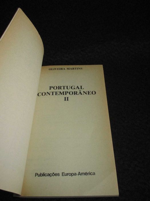 Livro Portugal Contemporâneo I e II Oliveira Martins