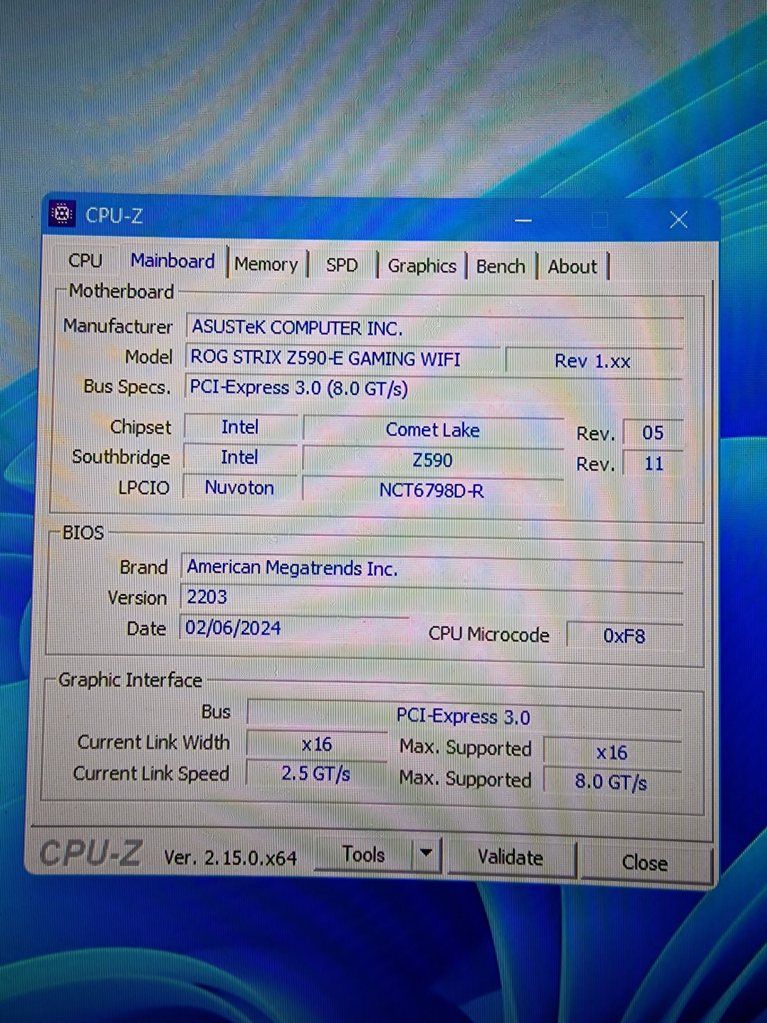 Asus z590 rog strix e , intel i5 10400 f , 16gb ddr4 g.skill