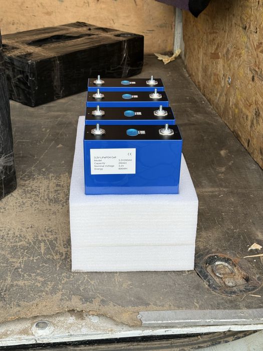 Комірки eve 280 ah LifePO4 3.2v  акумулятор eve   314  акб  ячейка о
