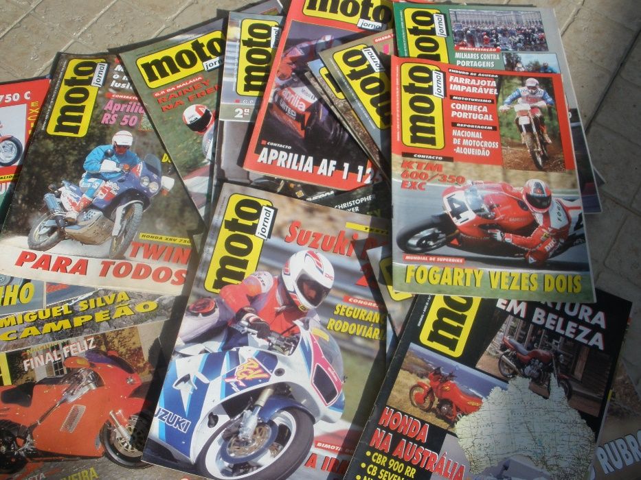 Coleção Revistas Motojornal e Motociclismo.