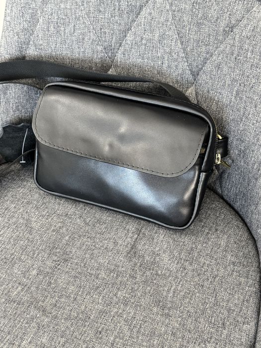 РОЗПРОДАЖ Сумка шкіряна чоловіча бананка кожаная сумка через плечо