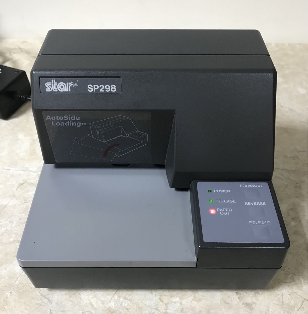 POS-принтер подкладной печати Star Micronics SP298MC с блоком питания