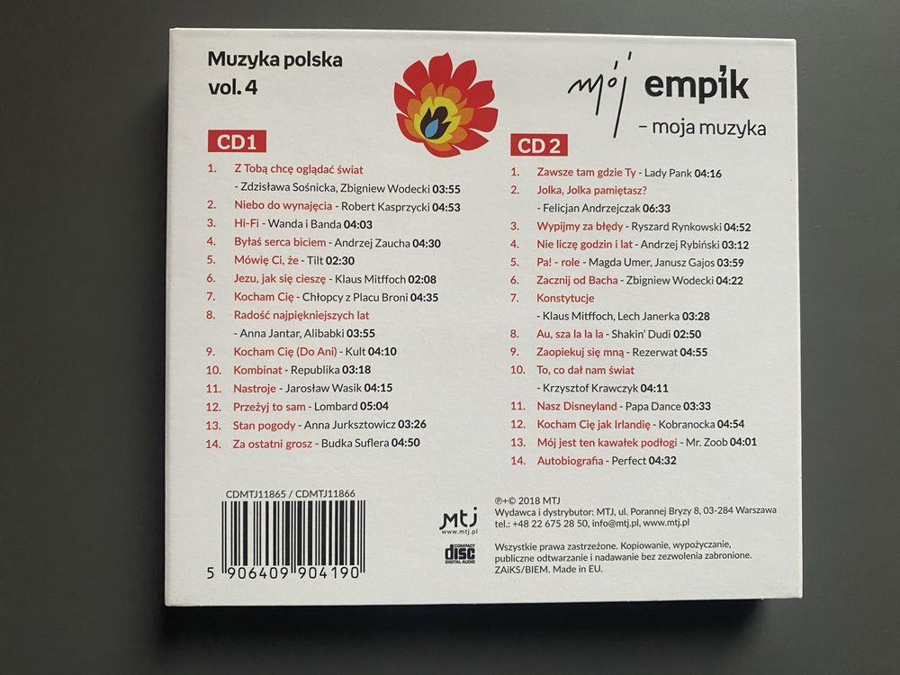 Mój Empik - Moja Muzyka: Muzyka polska vol. 4 składanka 2 CD