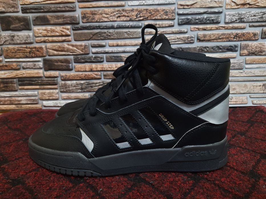 Adidas Drop Step высокие кожаные кроссовки, р.44( 28 см)