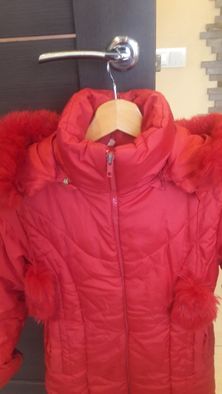 Куртка (пальто) пуховик для девочки
