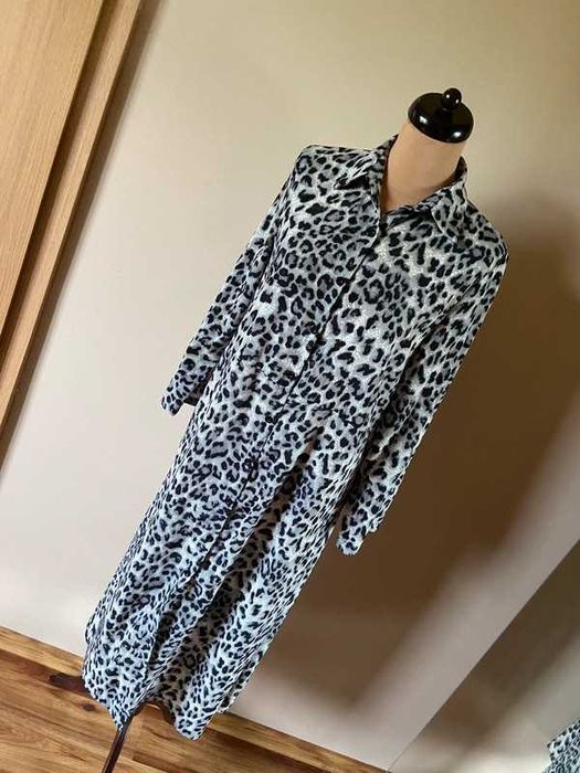 Xxl 44 46 maxi dluga panterka animal centki xxxl +size koszulowa