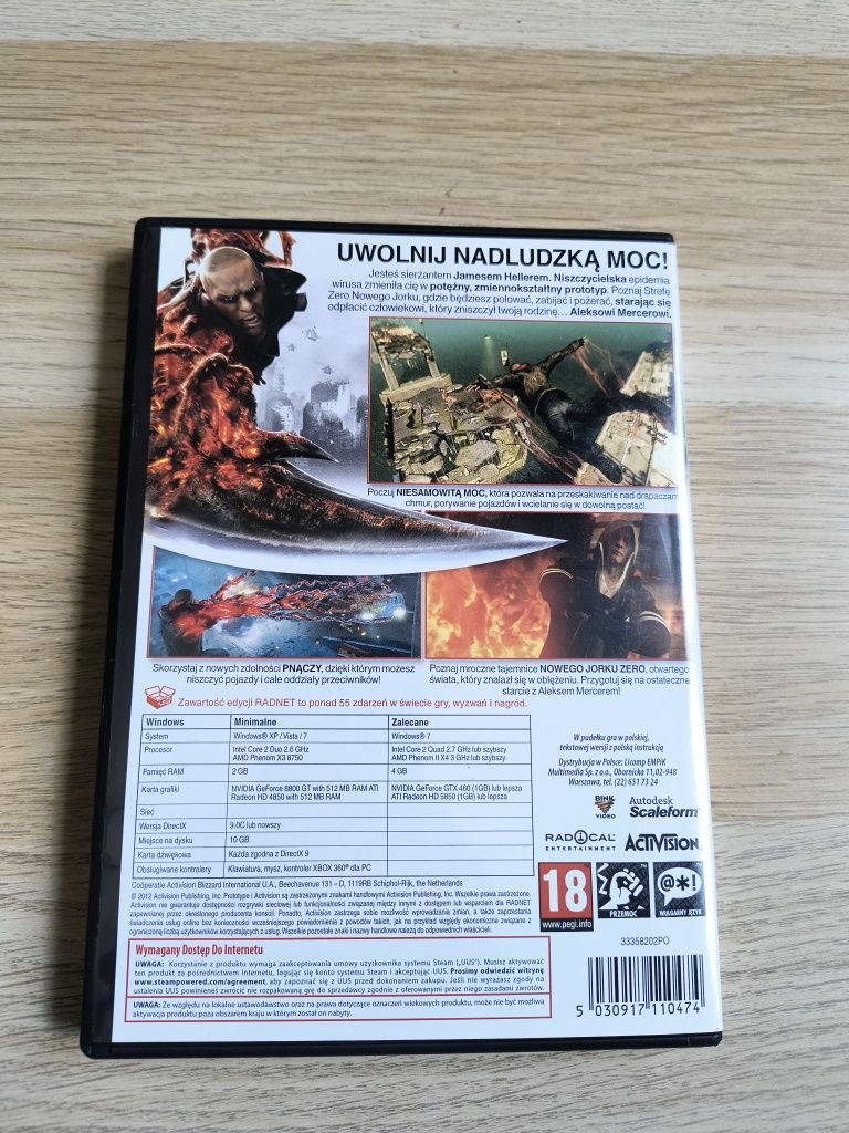 Gra Prototype 2 na PC