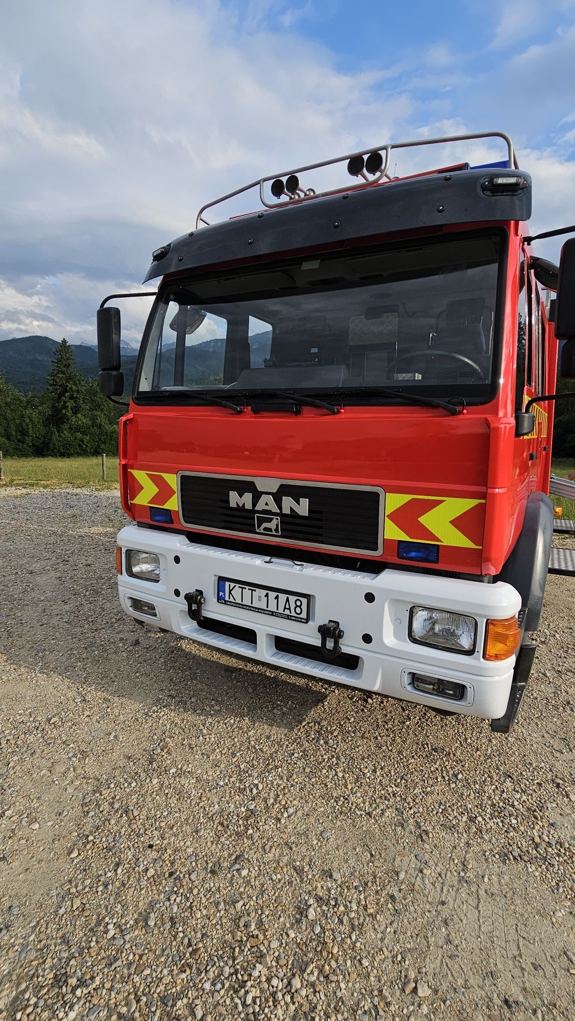 Man LE 4x4 Wóz Strażacki Straż Pożarna Ziegler pożarniczy L80 L2000
