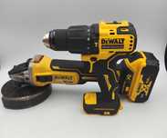 Wkrętarka DeWalt DCD709 + szlifierka DeWalt DCG405 + aku  5.0AH