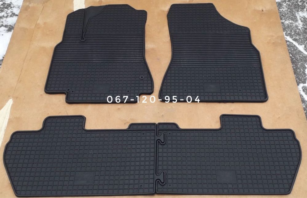 Коврики резиновые Volkswagen Passat B5 B6 Toyota Camry. Renault scenic
