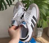 Жіночі спортивні кросівки Adidas Samba Og, Самба білі