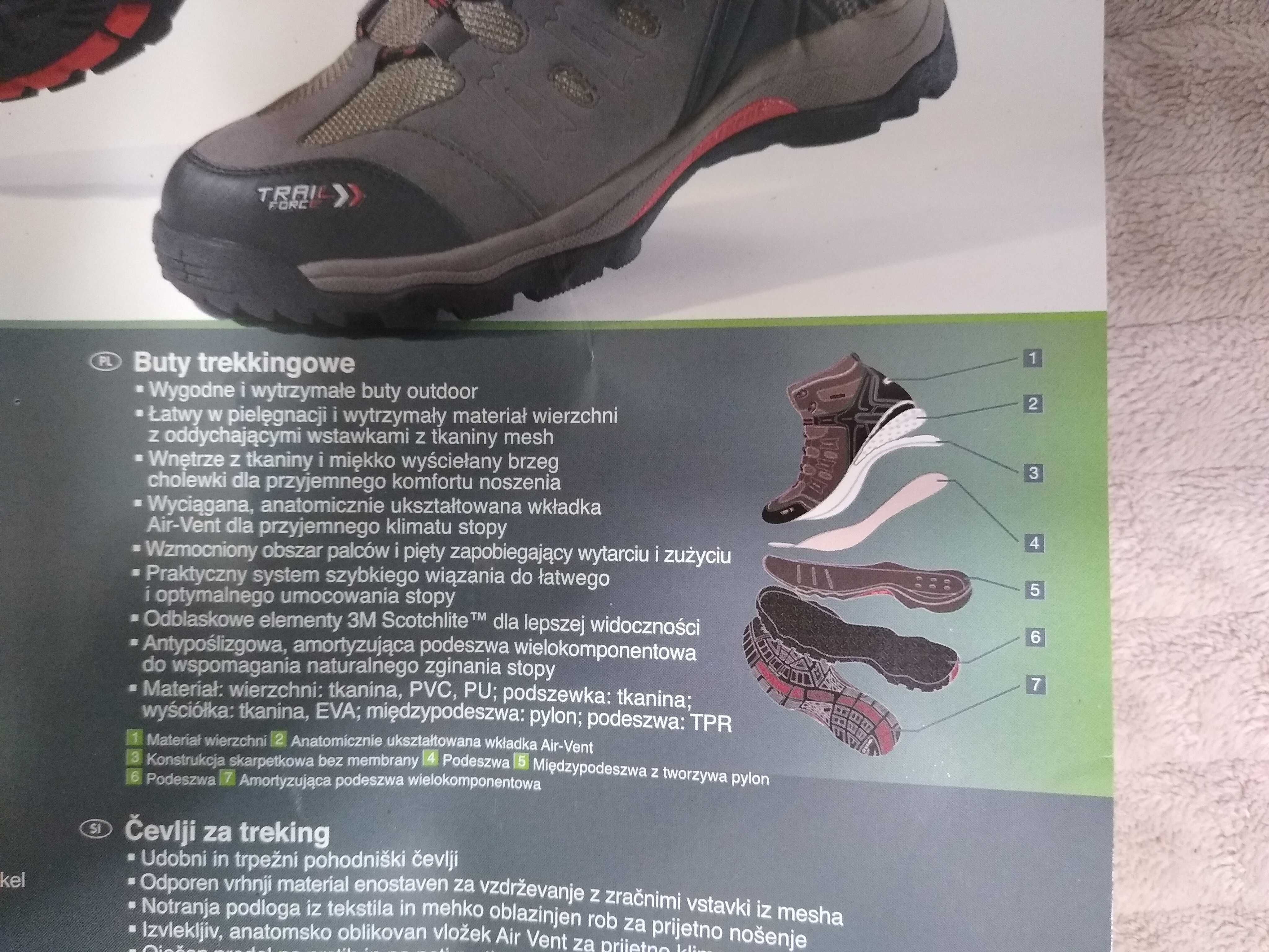 Buty trekkingowe CRIVIT 44