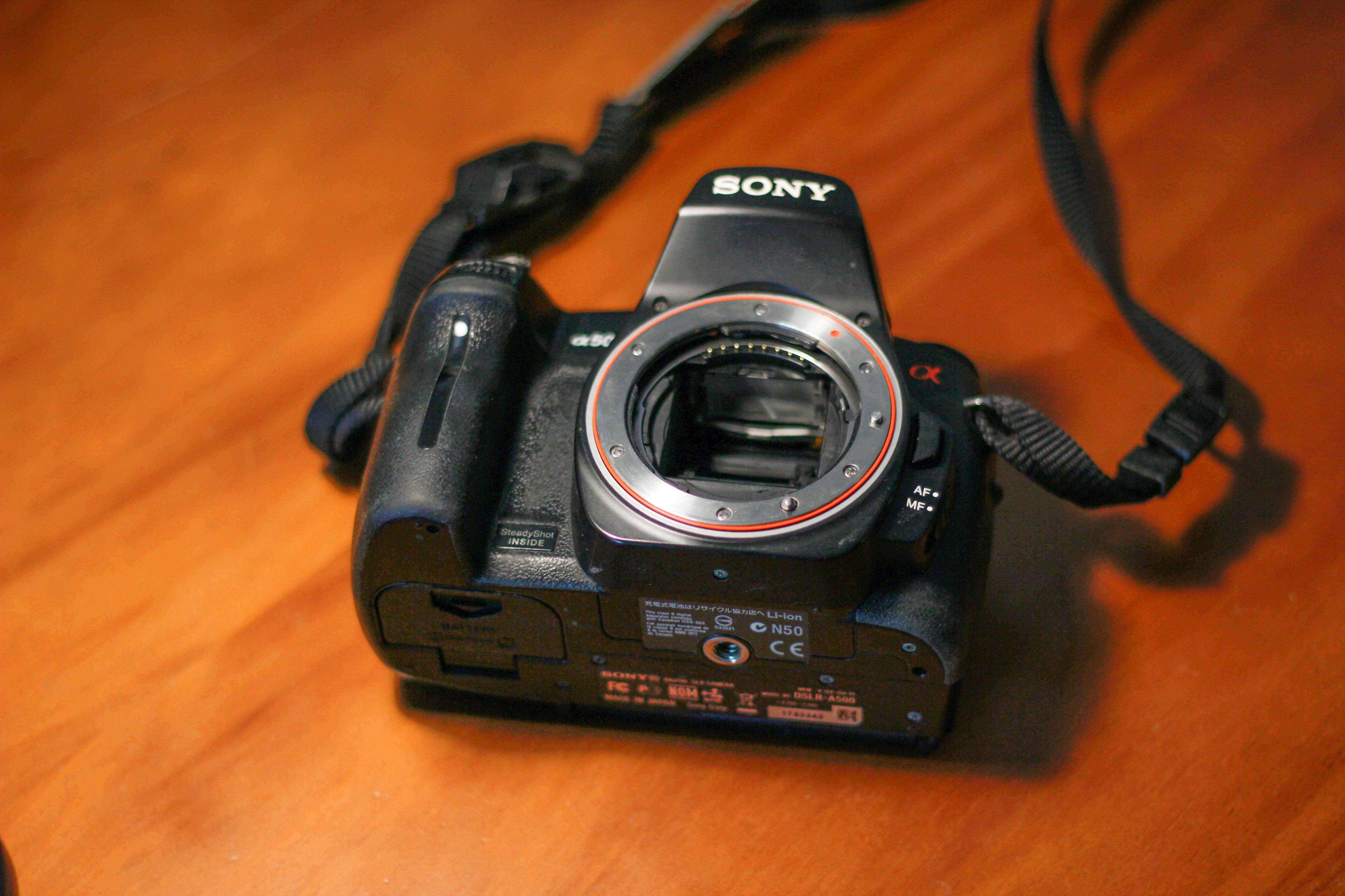 Camera Sony Alpha + 18-55 mm