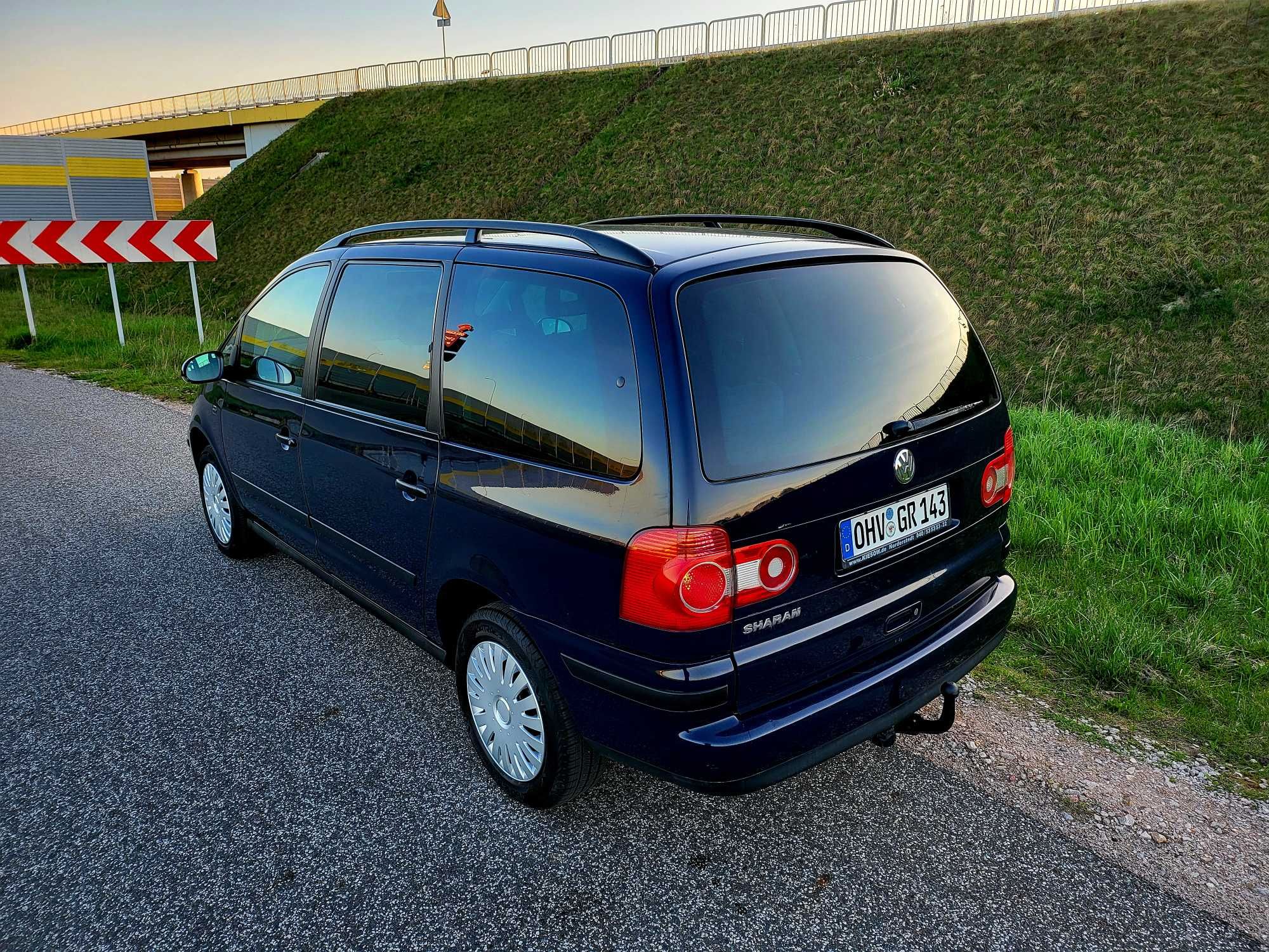 VW SHARAN 2.0 MPI 7os klima grz.fotele 6bieg 3x foteliki SUPER STAN