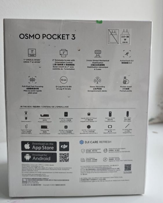 DJI Osmo Pocket 3 Creator Combo 4к