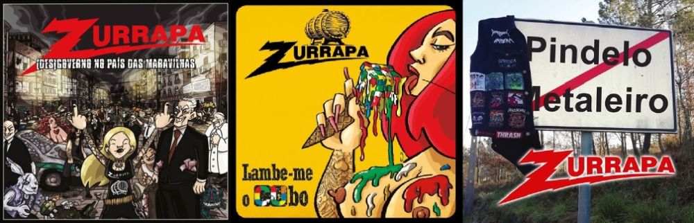 Zurrapa (3 Cds + Single + Compilação)