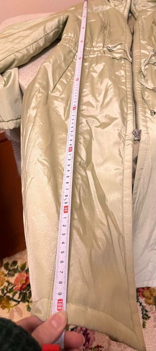 плащ-куртка бірюзового кольору