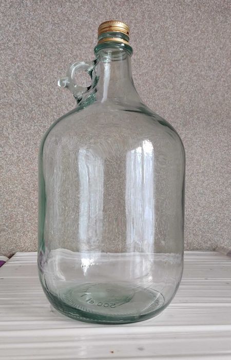 Gąsior, butelka, balon szklany 5L - na wino, nalewki, soki